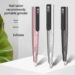 Ponceuse à ongles portable sans fil rechargeable 35000 tr/min, stylo de polissage pour dissolvant de gel UV, machine à ongles électrique pour salon - Product Image 1