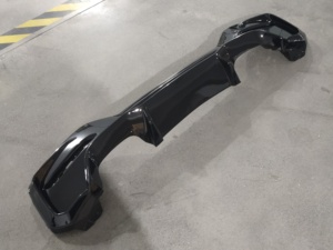 Diffusore posteriore nero lucido di alta qualità per <span class=keywords><strong>BMW</strong></span> <span class=keywords><strong>1</strong></span> <span class=keywords><strong>serie</strong></span> <span class=keywords><strong>F20</strong></span> 2011-diffusore nero della copertura della disposizione di 2018 MP - Product Image 4
