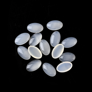 Proveedor de Cabujones de Calcedonia Blanca para Personalización a Granel, Cabujón de Piedra Preciosa, Cabujón de Piedra Preciosa Natural Suelta, Cabujón de Piedra Natural - Product Image 4