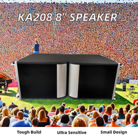 Système de haut-parleurs double 12 pouces Active Passive Ferrite Line Array 8/4 Ohm pour les concerts Stages extérieurs Premium Sound Audio