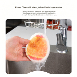 Esponja de Cocina Ecológica Comprimida, Esponja para Lavar Platos, Esponja de Limpieza de Celulosa Antiarañazos, Estropajo - Product Image 3