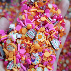 1kg DIY Craft Slime Sprinkles Tasse à café Donuts Candy Dot <span class=keywords><strong>Confetti</strong></span> Sequin Beads Mix Polymer Clay Sprinkles Slices Slices - Product Image 4