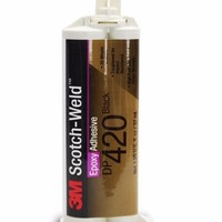 Colle 3M DP420 originale authentique, adhésif structurel, métal gris blanc, résine époxy, acrylique activé par l'eau