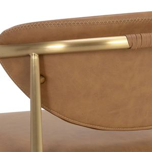 Chaise de <span class=keywords><strong>salle</strong></span> <span class=keywords><strong>à</strong></span> <span class=keywords><strong>manger</strong></span> moderne en or avec coussin doux et atmosphère confortable Mobilier de maison Tabouret en métal Pieds pour hôtels - Product Image 6