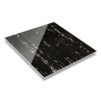 Carrelage en porcelaine poli brillant brillant 60x120 1200x600, couleur de fleur noir et or, aspect marbre vert bleu