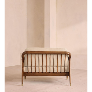 <span class=keywords><strong>Muebles</strong></span> de Ratán con Diseño de Mediados de Siglo, Fabricación ODM/OEM, Tela de Lino, <span class=keywords><strong>Muebles</strong></span> de Alta Gama para Sala de Estar, Sofá Loveseat - Product Image 4