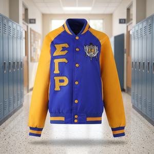 Chaqueta Unisex de Forro Polar con Cuello Alto Recubierto Sigma Gamma Rho - Product Image 3