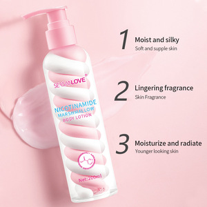 Loción Corporal de Belleza con Niacinamida y Extracto de Malvavisco, Crema Corporal Hidratante, Nutritiva, Iluminadora, Cuidado Suave para la Piel - Product Image 3