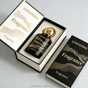 <span class=keywords><strong>Botella</strong></span> <span class=keywords><strong>de</strong></span> Perfume Redonda <span class=keywords><strong>de</strong></span> Vidrio Negro <span class=keywords><strong>de</strong></span> Lujo Personalizada, Vacía, <span class=keywords><strong>de</strong></span> 30ml, 50ml, 100ml, con Caja <span class=keywords><strong>de</strong></span> Empaque y Tapas Doradas - Product Image 3