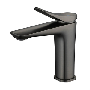 Robinet mitigeur monotrou en laiton chromé pour lavabo, à poser sur le comptoir, pour salle de bain, modèle BF2501241, couleur or, fabriqué à Kaiping, ajoute une touche de luxe. - Product Image 3