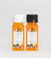 Botellas de Plástico Vacías de 2 oz para Muestras de Jugo, Recipientes Reutilizables de PET para Bebidas, Tapas a Prueba de Manipulación, a Prueba de Fugas, para Bebidas Energéticas y Refrescos