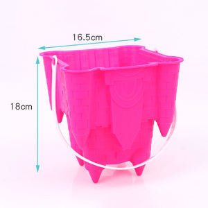 Sandcastle molde de areia, colorido, molde de plástico, brinquedos, castelo, praia, balde, crianças - Product Image 6