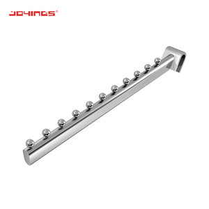 Bán Lẻ Hooks Chrome Kim Loại Hot Bán Slatwall Nước Fall Slatwall Hiển Thị Giá Kim Loại Treo Hiển Thị Hooks - Product Image 4