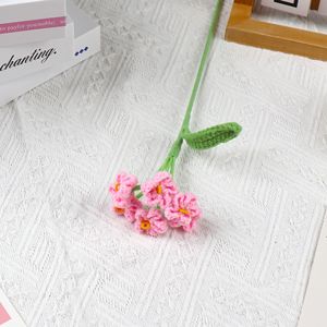 Ramo de flores artificiales de lana tejida Myosotis sylvatica, material de escritorio, flores frescas para regalar a colegas y compañeros de clase - Product Image 6