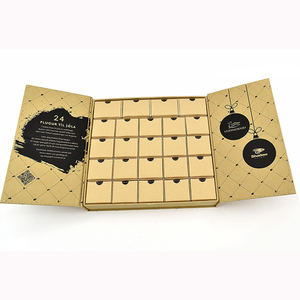 Caja de Embalaje de Lujo para Calendario de Adviento Navideño, Venta al Por Mayor de Fábrica, Calendario de Adviento Cosmético con Cajones - Product Image 2