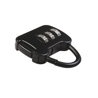 Mini cadenas à combinaison à 3 chiffres, à levier unique, en alliage de zinc, à code réinitialisable, pour bagages, valises, sacs à dos, tiroirs, salle de sport