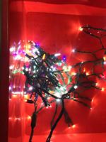 M5 Faceted LED Coaxial Mini Light Set 120V CUL Listed IP65 Brown Wire One Piece Construction for Outdoor Christmas Application