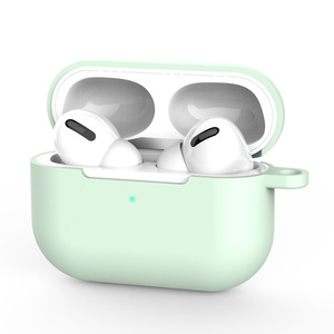 Étui pour écouteurs en silicone avec logo OEM ODM, antichoc, silicone + PC, pour Air Pod Case 1 2 3 Pro, protection - Product Image 3