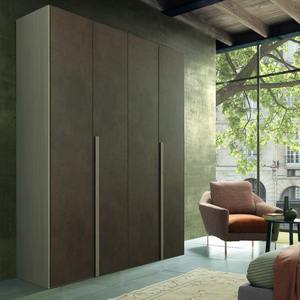 Armadio Modulare LOFT CM 181X58 H. 247 BRONZO E OLMO - Product Image 1