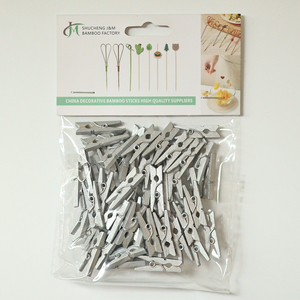 Petites pinces <span class=keywords><strong>à</strong></span> <span class=keywords><strong>linge</strong></span> en bois colorées, mini-pinces en bois pour mur photo, cadeaux de fête et projets artistiques DIY - Product Image 6
