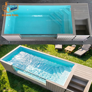 Jacuzzi de lujo para jardín, tamaño pequeño, piscina de hidromasaje, piscina prefabricada de fibra de vidrio, piscinas exteriores para adultos. - Product Image 6