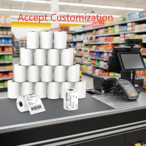 American Direct Free Shipping 4x6 Adhesive Waterproof Heat-Resistant Shipping Label <b>Sticker</b> Roll for Promotion Grocery Use - Product Image 2