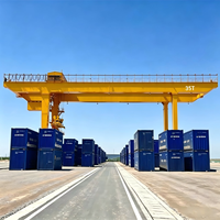 Pont roulant à double poutre de 35 tonnes sur rail, économique, pour quai de chantier naval