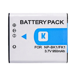 แบตเตอรี่กล้อง NP-BK1แบตเตอรี่สำหรับ Sony <span class=keywords><strong>cybershot</strong></span> S750 S780 DSC-W180 W190 PMI PM5 3.7V 950mAh - Product Image 1
