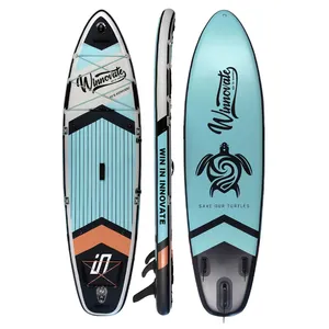 WINNOVATE1608 Gute Qualität Surfbrett Aufblasbares Sup Paddle Board Surfbrett mit Flossen