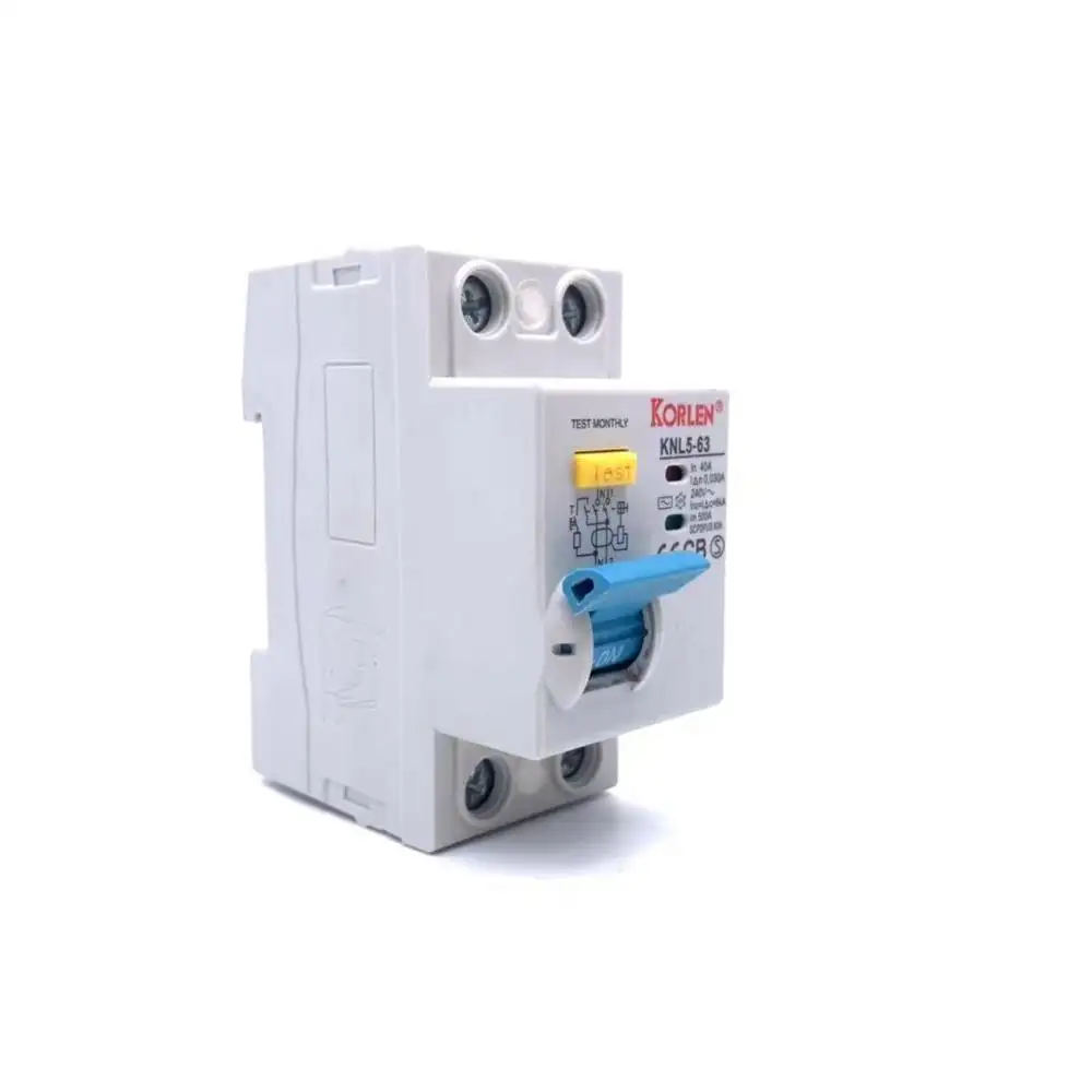 3P+N 63A RCCB 30mA Residual Current Circuit Breaker with electric leakage protection