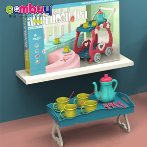 Fai finta di giocare carrello <span class=keywords><strong>da</strong></span> pranzo carrello pomeriggio <span class=keywords><strong>giocattolo</strong></span> per bambini <span class=keywords><strong>set</strong></span> <span class=keywords><strong>da</strong></span> tè - Product Image 3