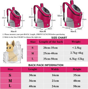 Mochila de Viaje Portátil para Mascotas, Perros y Gatos, Transpirable, de Doble Correa para el Hombro, para Transportar Mascotas al Aire Libre - Product Image 4