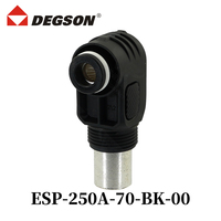 25 blocs de bornes DEGSON ESP-250A-70-OR-BK-00, connecteurs de stockage d'énergie, verrous de sécurité orange, rotation libre à 360°, 1500V, 17mm