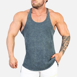 Camiseta Deportiva de Tirantes para Hombre, Diseño Personalizado, Transpirable, Tejida, Casual, Ecológica, de Nailon, para Entrenamiento - Product Image 1