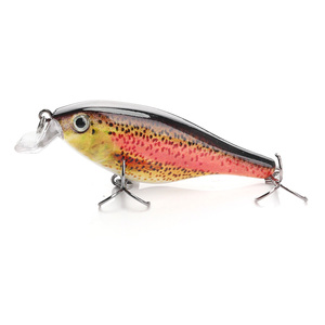VTAVTA Vente en gros de leurres Wobbler Magnet Bass Crankbait 8.2cm 11g Leurres de pêche avec une bouche plate - Product Image 1