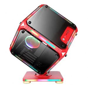 Tira de luces RGB con forma de <span class=keywords><strong>cubo</strong></span> refrigerada por agua, creativa, streamer, chasis, carcasas de <span class=keywords><strong>ordenador</strong></span> de anime - Product Image 2