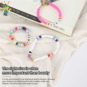 Perles d'espacement en argile polymère de qualité supérieure, 4800 pièces, perles en argile de 6 mm, 18 couleurs, perles d'espacement plates et rondes pour enfants - Product Image 4