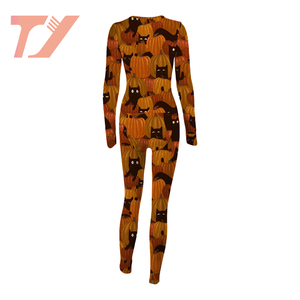 <strong>Halloween</strong> Womens Animal Print One Piece Sleepwear Butt Flap <strong>Onesie</strong> Pajamas for <strong>Adults</strong> - Product Image 4