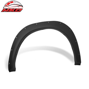Convient aux modèles Ram 1500 de 2009 à 2018, élargisseurs d'ailes latérales de style rivet, 4 pièces, PP sablé, accessoire de remplacement, protection d'ailes - Product Image 2