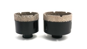 Jeu de forets diamantés brasés sous vide VBC 120mm pour le travail dur des carreaux de granit et du béton Punte Per Carotaggio Diamantate - Product Image 5