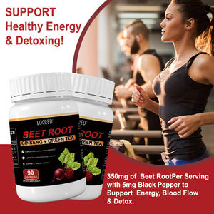 Kapsul Ekstrak Bit Organik untuk Kesehatan Jantung, Pil Bit dengan Lada Hitam, Antioksidan, Pendukung Imunitas, Kapsul Bit - Product Image 5