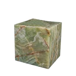 Green Onyx <b>Coffee</b> <b>Table</b> Top with Lazy Susan Natural Stone Plinth Luxury Green Surface Minimalist Wholesale <b>Marble</b> Furniture Deco - Product Image 1
