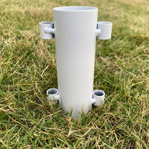 Supports de fixation portables en aluminium TA2073 pour tente de camping, support de poteau en aluminium pour tente, <span class=keywords><strong>fixateur</strong></span> de poteau de auvent de camping - Product Image 2