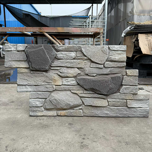 Panel <span class=keywords><strong>de</strong></span> Pared <span class=keywords><strong>de</strong></span> <span class=keywords><strong>Piedra</strong></span> <span class=keywords><strong>de</strong></span> PU Anti-UV, Revestimiento <span class=keywords><strong>de</strong></span> <span class=keywords><strong>Piedra</strong></span> Artificial para Decoración <span class=keywords><strong>de</strong></span> Fachadas <span class=keywords><strong>de</strong></span> Edificios - Product Image 2
