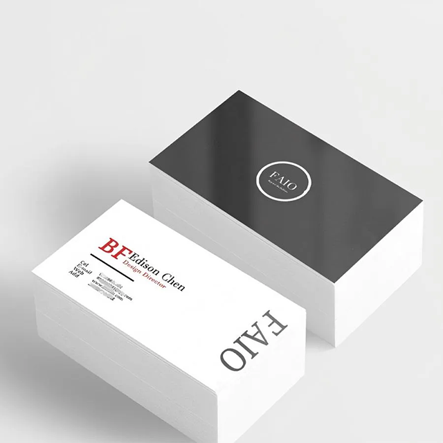 Customized Paper Business Card Printing Service with Digital Printing CMYK Color for Wedding Invitations and Postcards