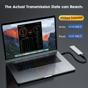 240W Nhanh Phí USB 4.0 Cáp Đồng Trục-40Gbps Blazing Tốc Độ Dữ Liệu Phổ USB C Kết Nối - Product Image 5