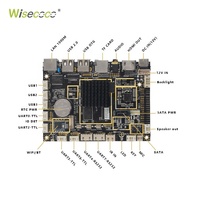 Layar panel display mobil otomotif TFT LCD IPS LVDS 12,3 inci 1920x720 untuk iklan, dengan pengontrol nirkabel WiFi dan papan Android.
