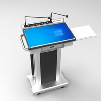 Pupitre interactif électronique intelligent à écran tactile avec affichage numérique de 32 pouces pour l'éducation en salle, les événements religieux et les discours