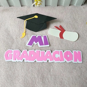 AAGU-Molde de troquelado de Metal con palabras en español, decoración de álbum de recortes en relieve, tarjeta de decoración <span class=keywords><strong>para</strong></span> el día de la madre - Product Image 5
