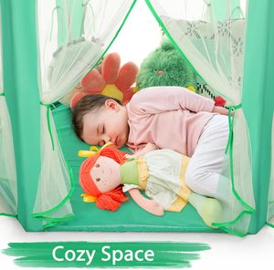 Portable Kids Toy Tent Princess Pink Girl Castle Play House Children Small House Folding <strong>Playtent</strong> Children's Tent Indoor - Product Image 5